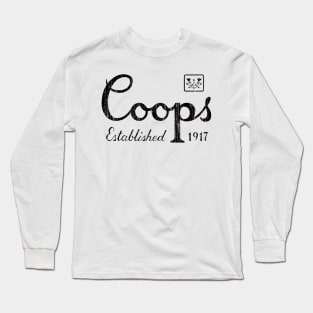 Magnum's Beer of Choice: Coops Beer Est 1917 Long Sleeve T-Shirt